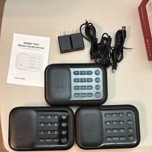 3 INTERCOM WIRELESS OR PLUG IN